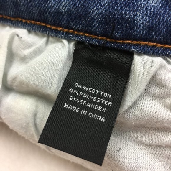 New! Fashion Nova Men Skinny Jeans 34x32 Distressed Ankle Zip Blue Denim Stretch - Picture 9 of 13